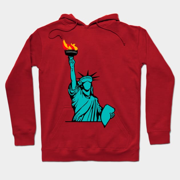 Statue Of Liberty Hoodie by RMSphoto